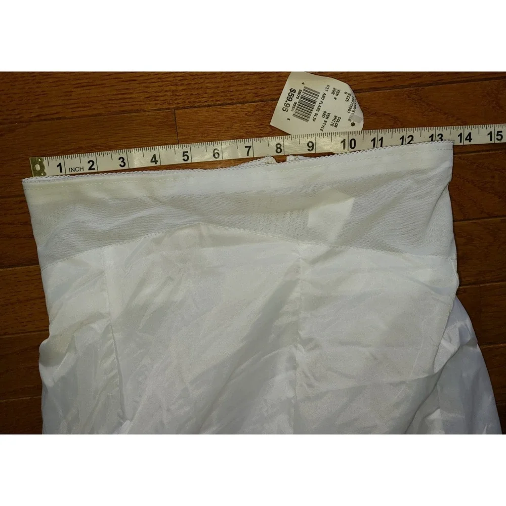 NWT‎ Davids Bridal White Fit and Flare Slip Petticoat Size 8 Style 550 Zipper